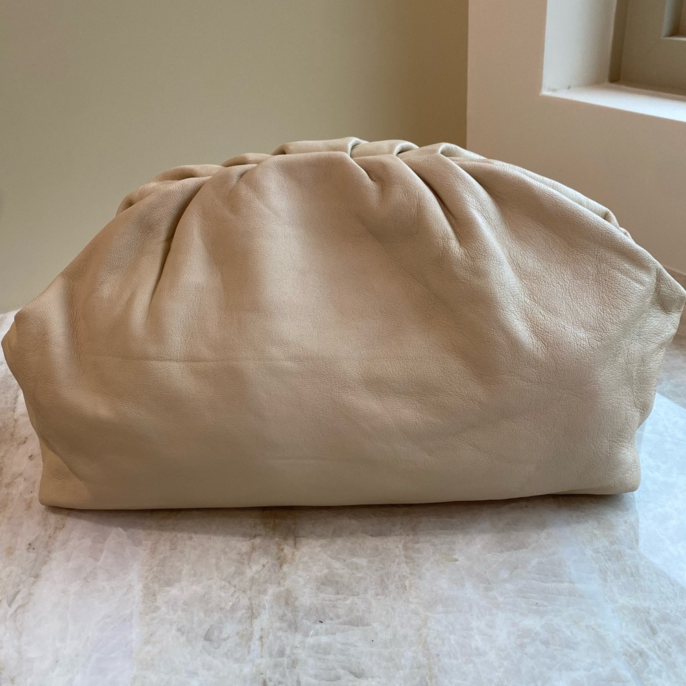 Custom made leather dumpling cloud bag